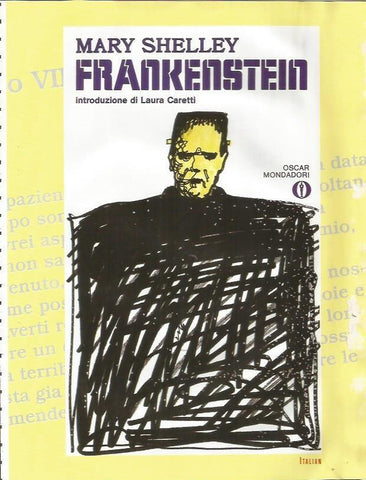 LAMINA 24951: Portada de la edicion italiana de Frankenstein de Mary Shelley