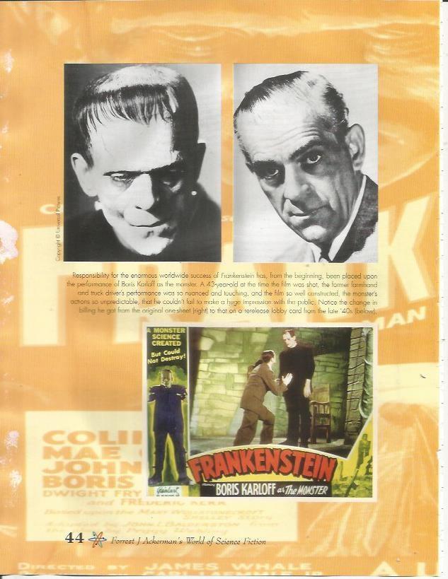 LAMINA 24950: Boris Karloff como Frankenstein