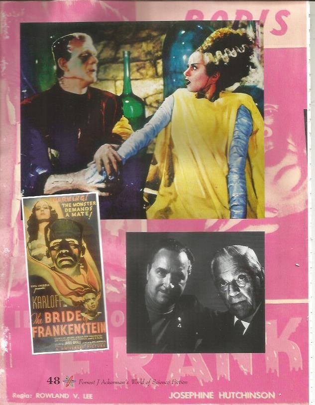 LAMINA 24948: Cartel y escenas de La novia de Frankenstein