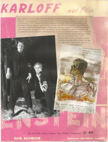 LAMINA 24947: Escena de Frankenstein