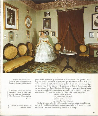 LAMINA 24918: Sala dedicada a Eugenia de Montijo en la Casa de los Tiros