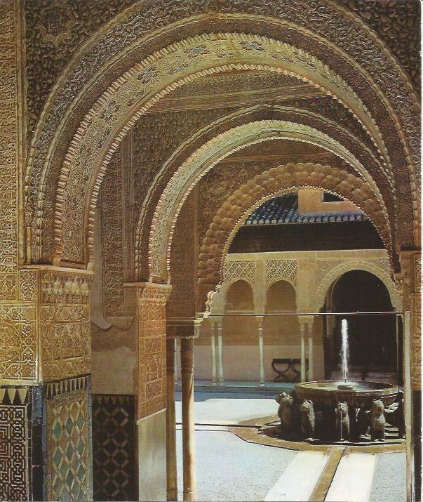 LAMINA 24885: Patio de los Leones de la Alhambra