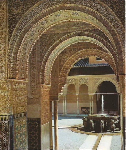 LAMINA 24885: Patio de los Leones de la Alhambra