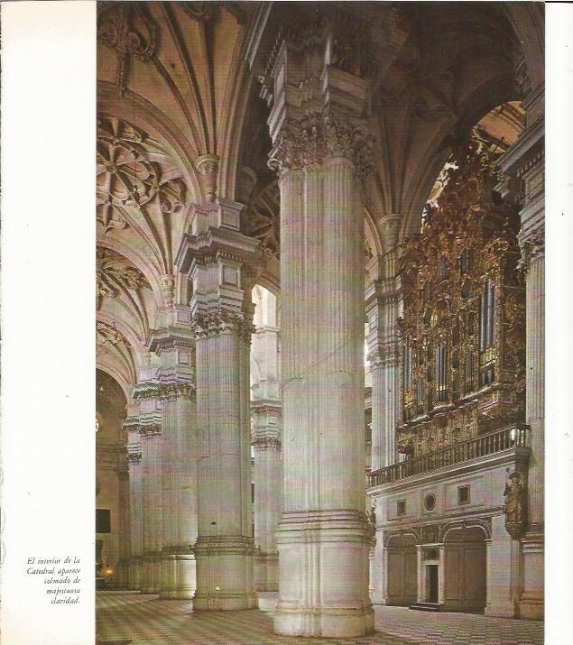 LAMINA 24906: Interior de la catedral de Granada