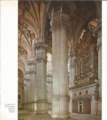 LAMINA 24906: Interior de la catedral de Granada