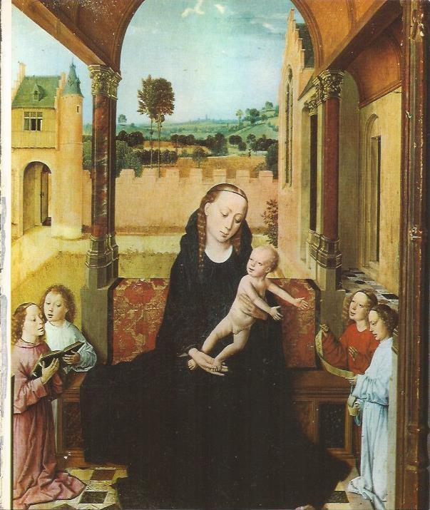 LAMINA 24903: Virgen con el Niño, por Dierick Bouts