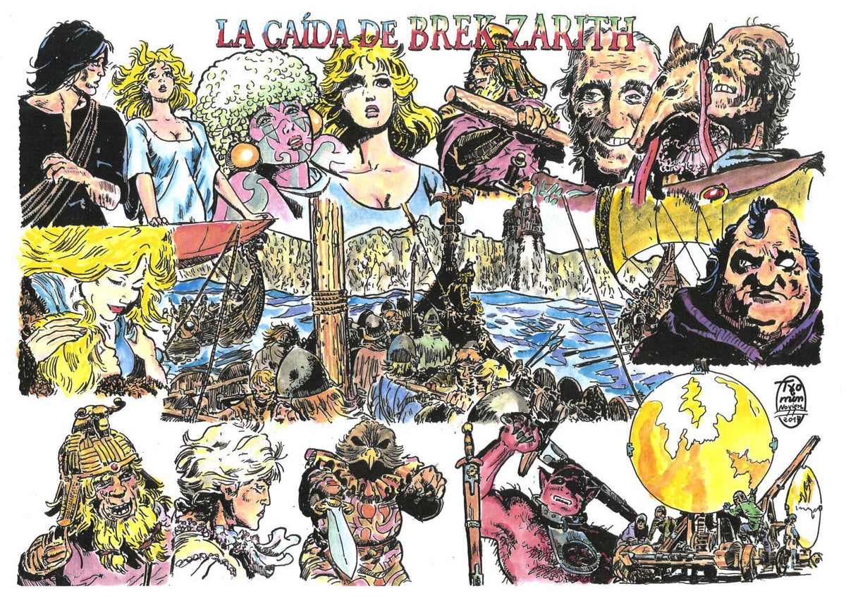 Poster DIN 4 numero 0365: Thorgal: La caida de Brek Zarith