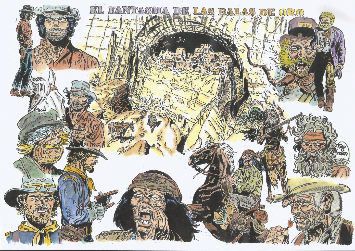 Poster DIN 4 numero 0367: El Teniente Blueberry: El fantasma de las balas de oro