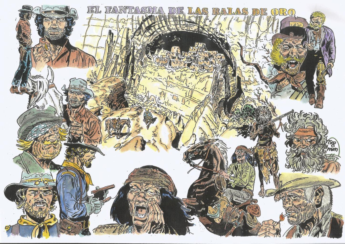 Poster DIN 4 numero 0367: El Teniente Blueberry: El fantasma de las balas de oro