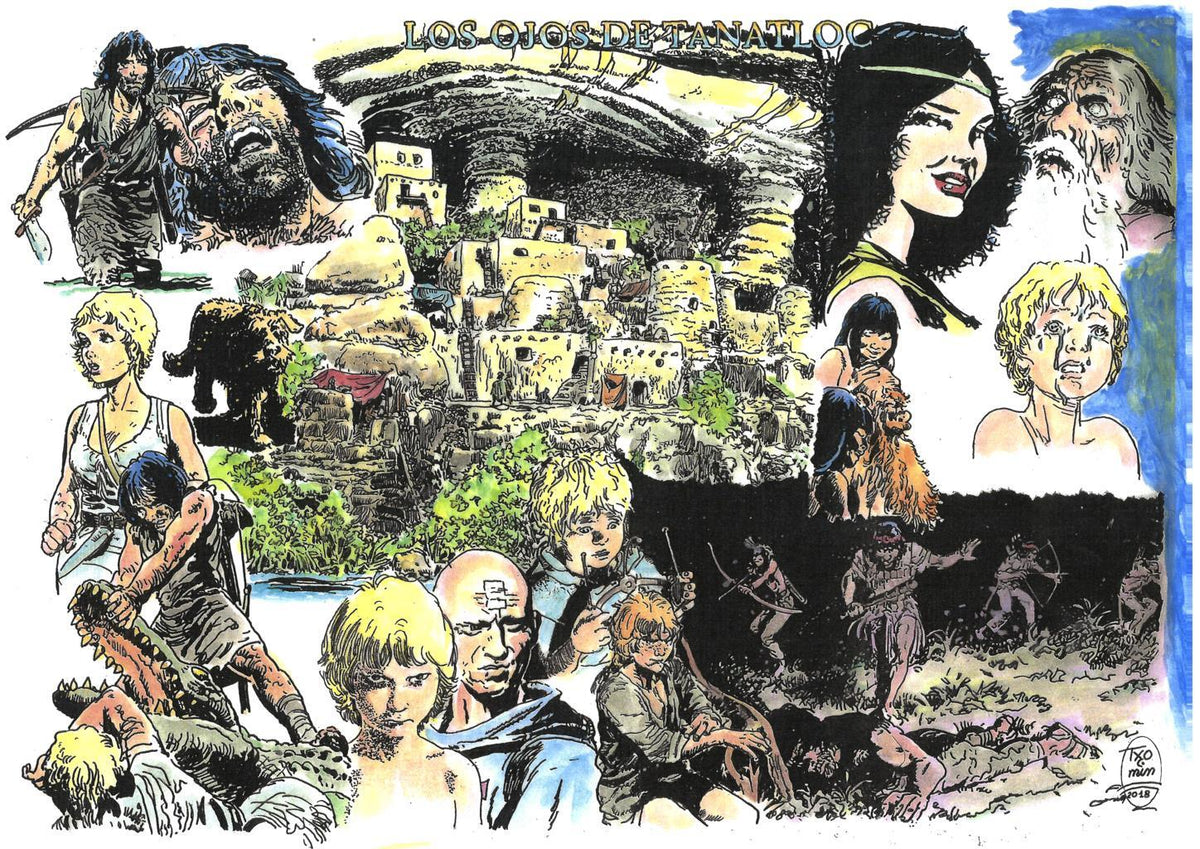 Poster DIN 4 numero 0370: Thorgal: Los ojos de Tanatloc