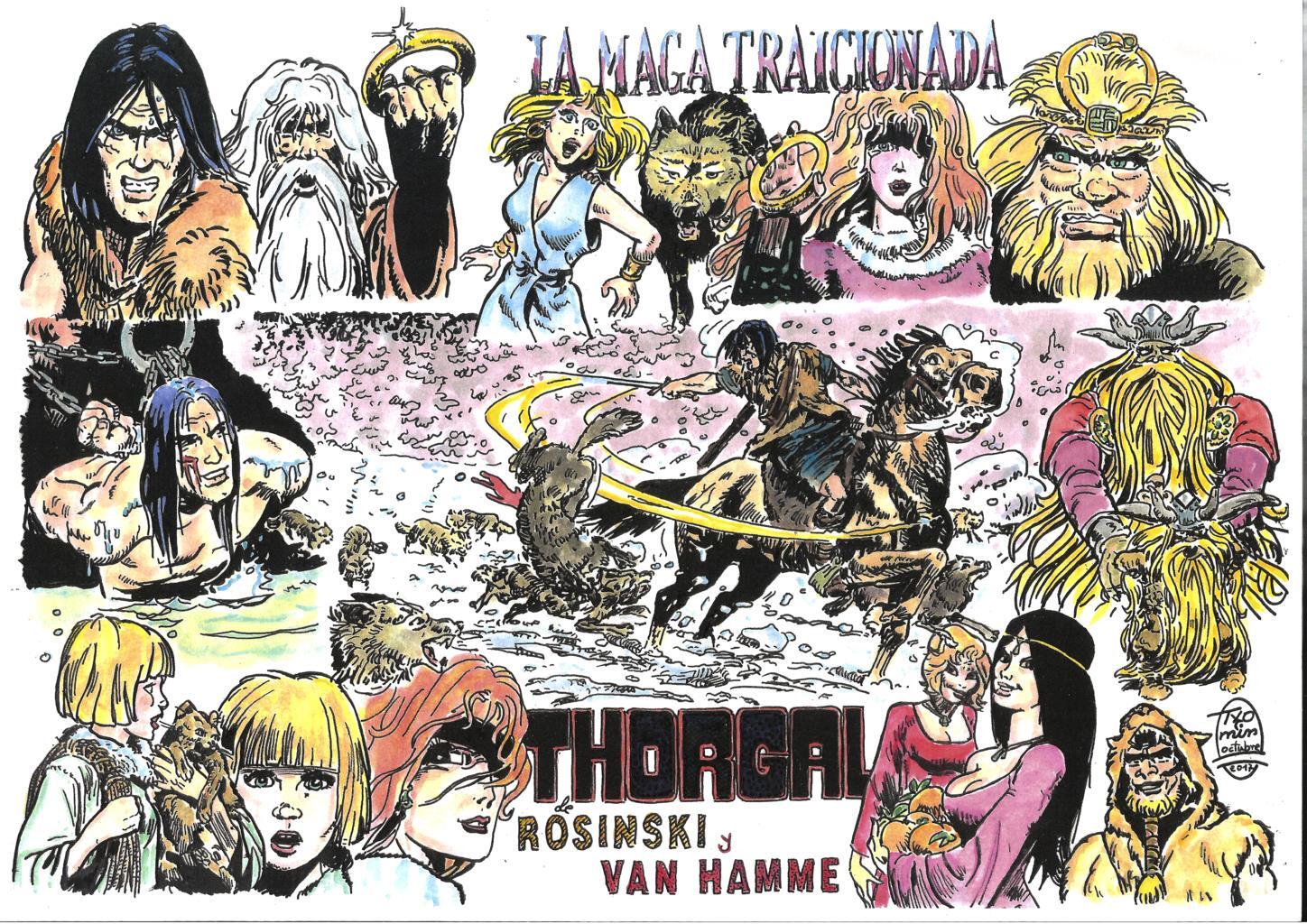 Poster DIN 4 numero 0371: Thorgal: La maga traicionada