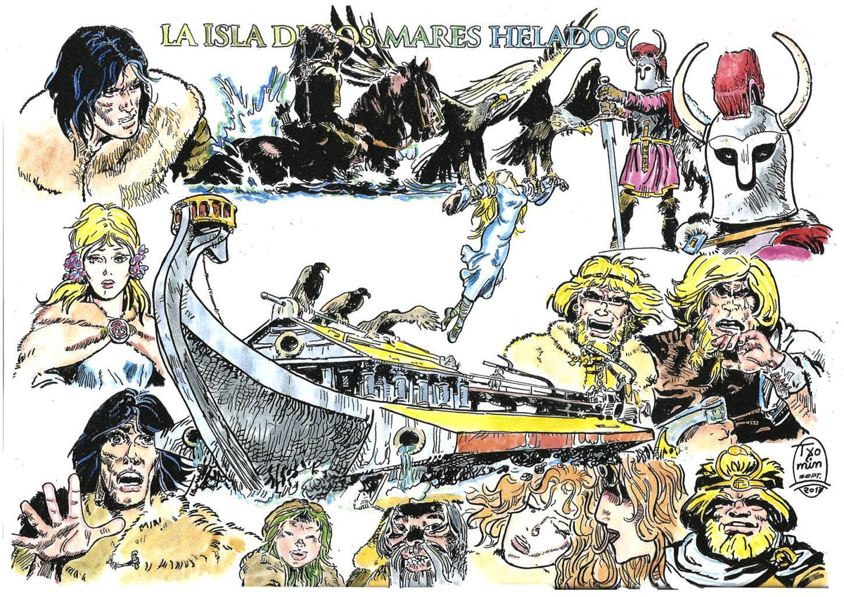 Poster DIN 4 numero 0372: Thorgal: La isla de los mares helados