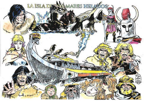 Poster DIN 4 numero 0372: Thorgal: La isla de los mares helados