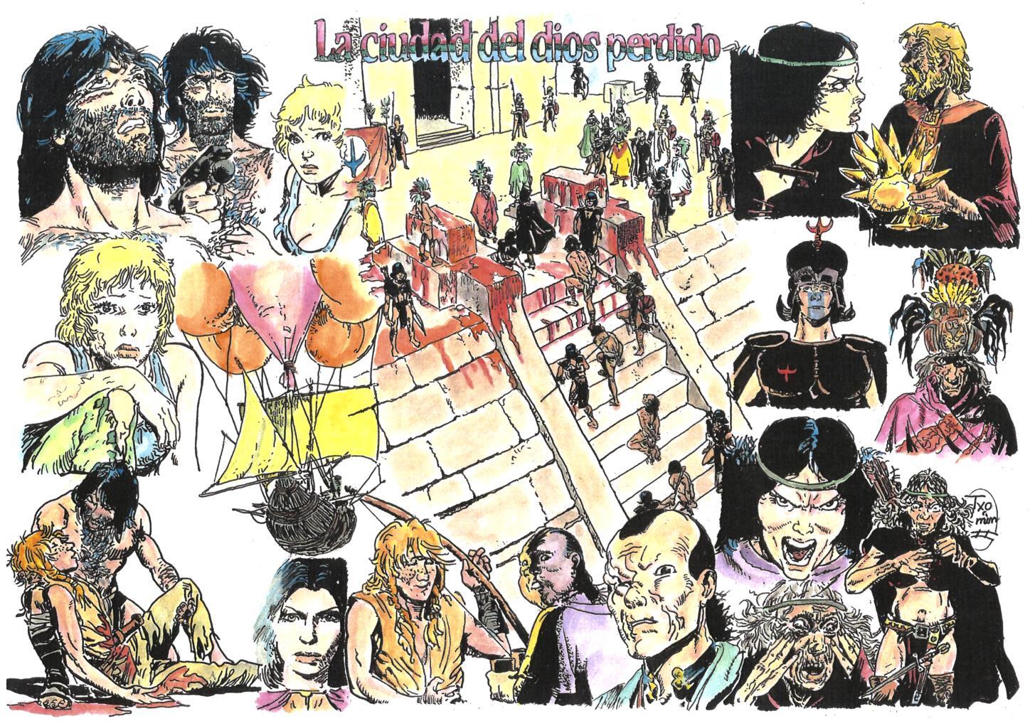 Poster DIN 4 numero 0373: Thorgal: La ciudad del dios perdido