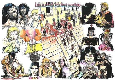Poster DIN 4 numero 0373: Thorgal: La ciudad del dios perdido