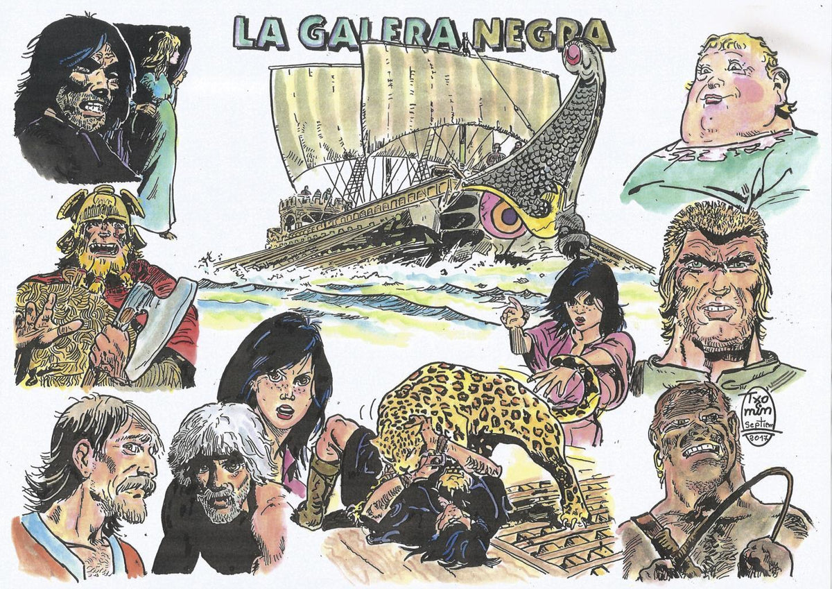 Poster DIN 4 numero 0376: Thorgal: La galera negra
