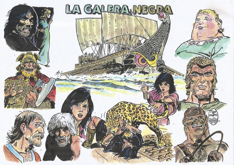 Poster DIN 4 numero 0376: Thorgal: La galera negra