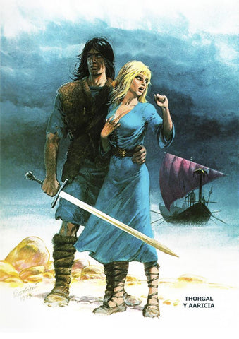 Poster DIN 4 numero 0404: Thorgal: Aaricia