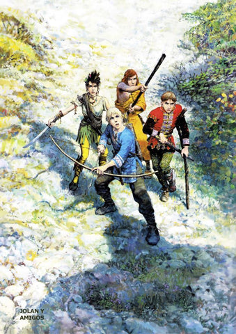 Poster DIN 4 numero 0419: Thorgal: Jolan y amigos