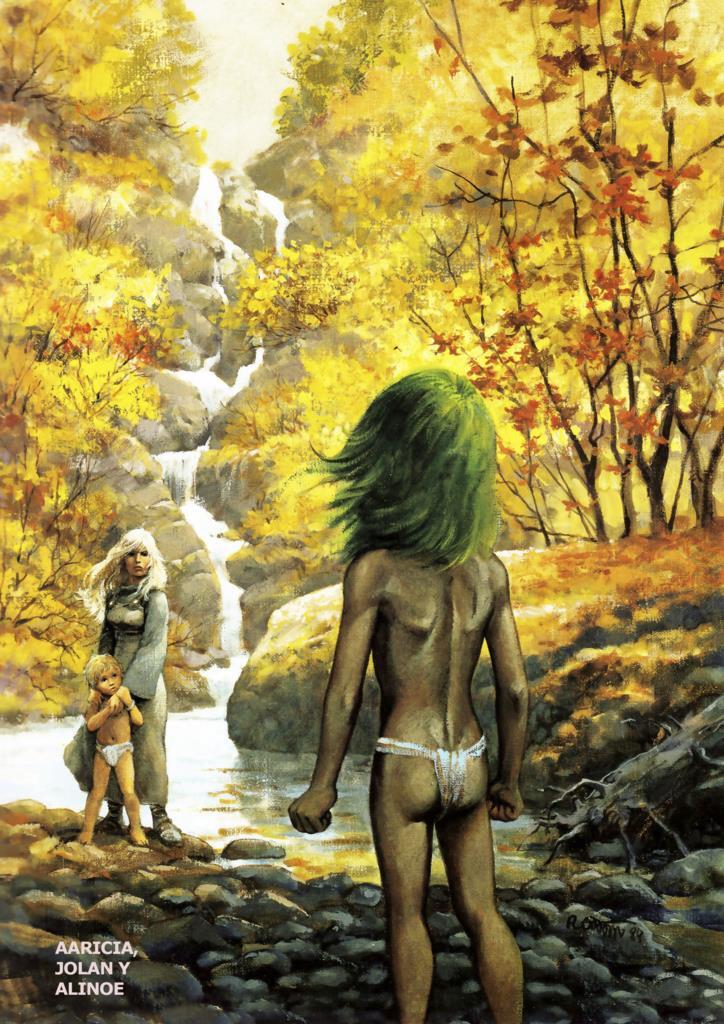 Poster DIN 4 numero 0422: Thorgal: Aaricia, Jolan y Alinoe