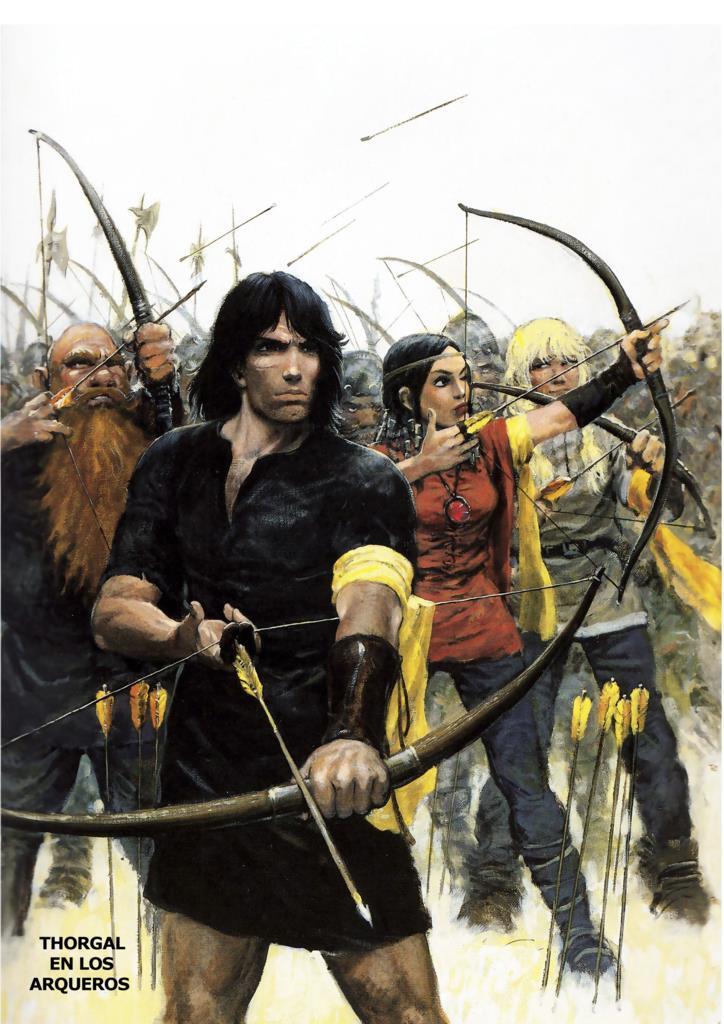 Poster DIN 4 numero 0423: Thorgal: Los arqueros