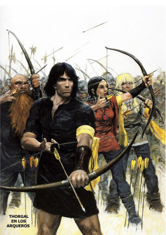 Poster DIN 4 numero 0423: Thorgal: Los arqueros