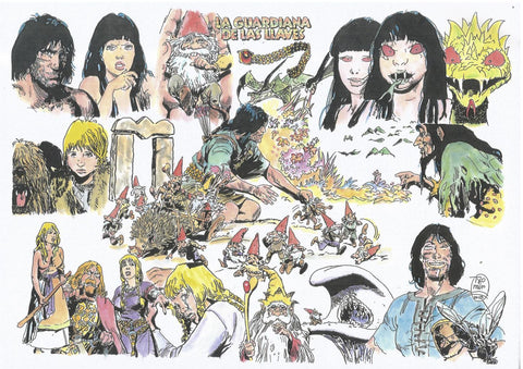 Poster DIN 4 numero 0434: Thorgal: La guardiana de las llaves
