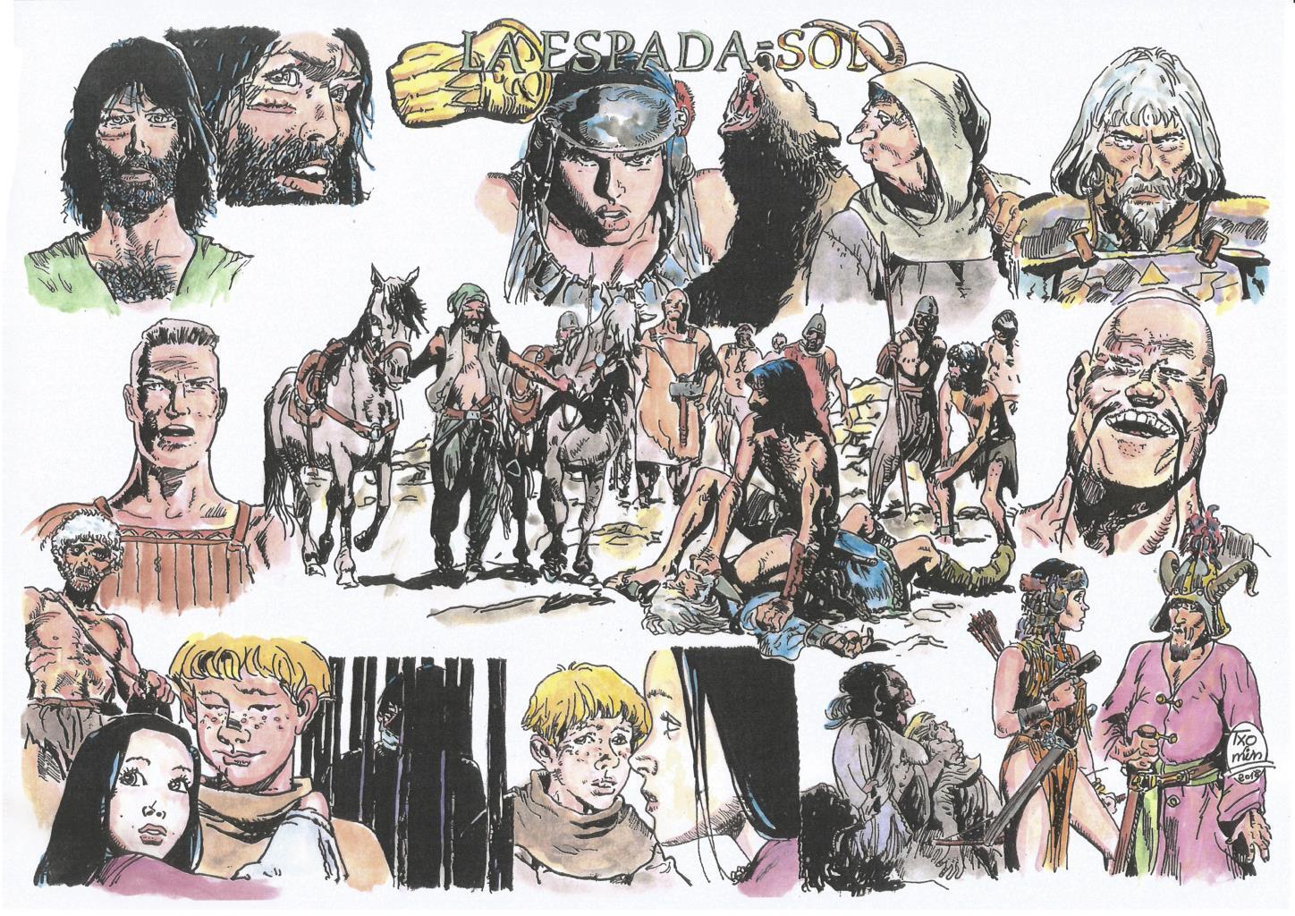 Poster DIN 4 numero 0435: Thorgal: La espada sol