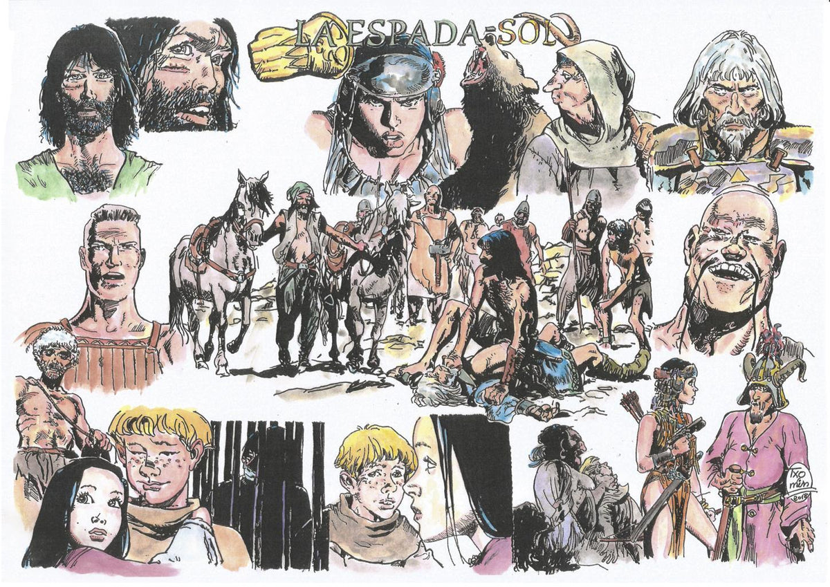 Poster DIN 4 numero 0435: Thorgal: La espada sol