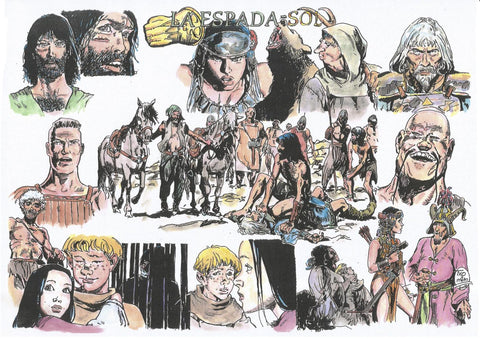 Poster DIN 4 numero 0435: Thorgal: La espada sol