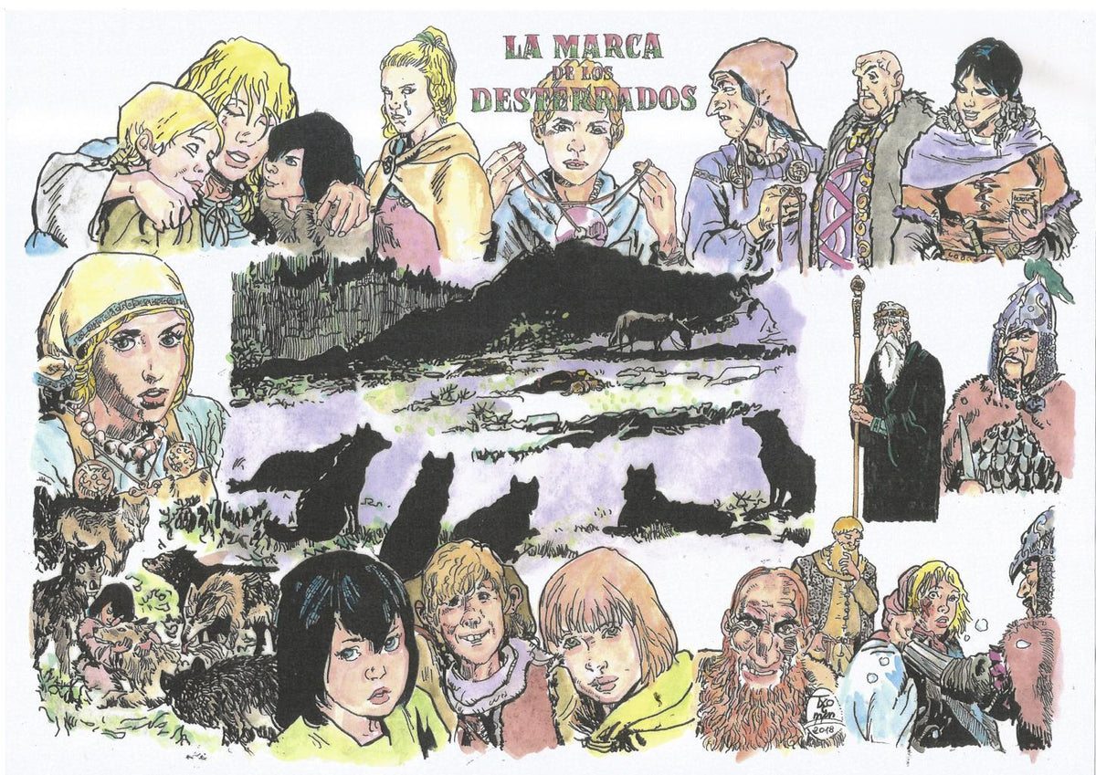 Poster DIN 4 numero 0437: Thorgal: La marca de los desterrados