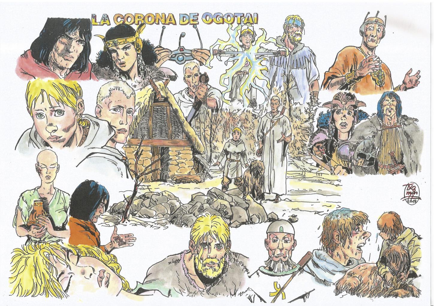 Poster DIN 4 numero 0438: Thorgal: La corona de Ogotai