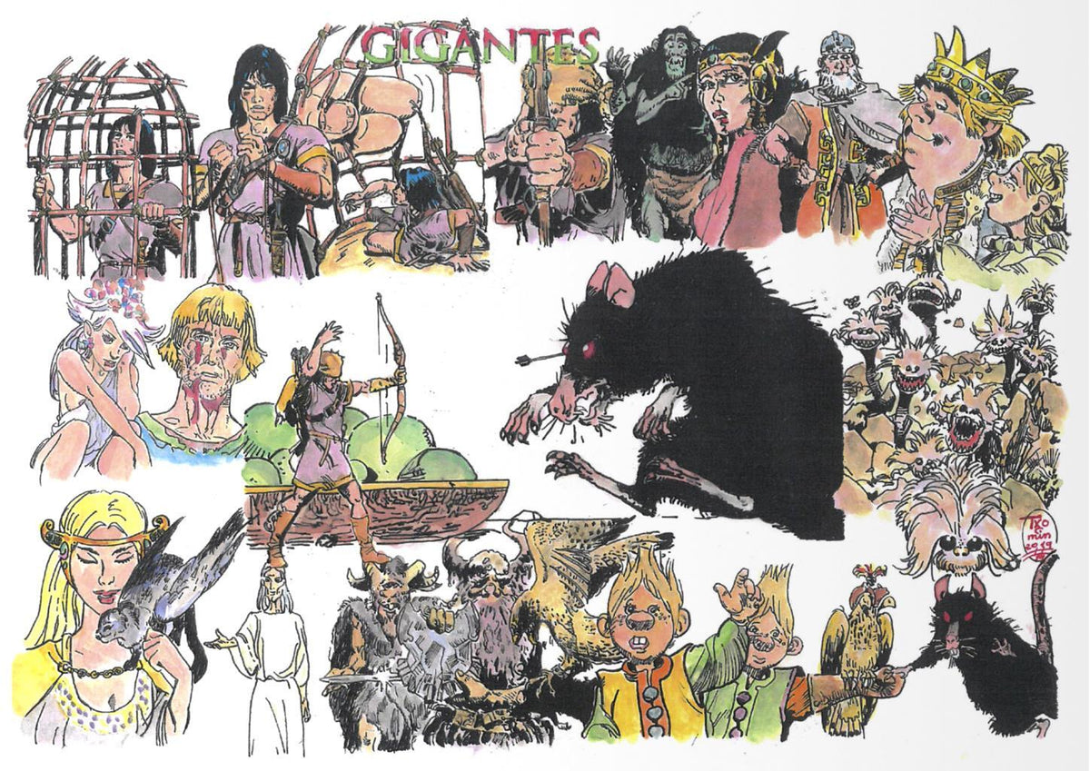 Poster DIN 4 numero 0439: Thorgal: Gigantes