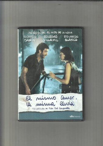 DVD: El mismo amor, la misma lluvia