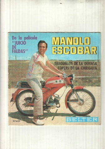 EP 7": Manolo Escobar - Juicio de faldas