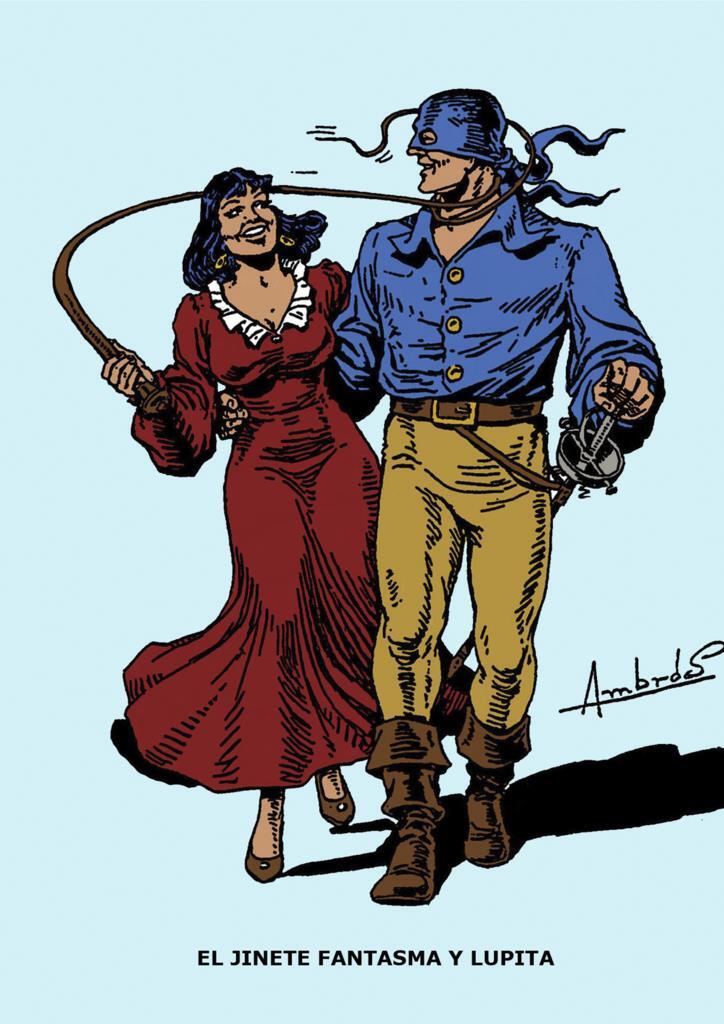Poster DIN 4 numero 0142: El Jinete Fantasma y Lupita