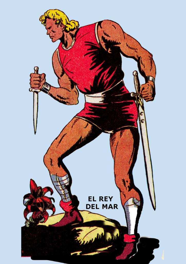 Poster DIN 4 numero 0452: El rey del mar de Luis Bermejo