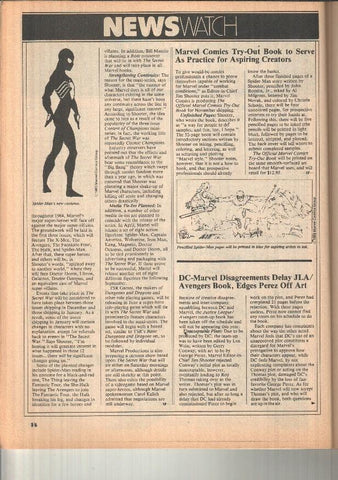 The comics journal numero 085 (dibujo Spiderman con traje negro por primera vez)