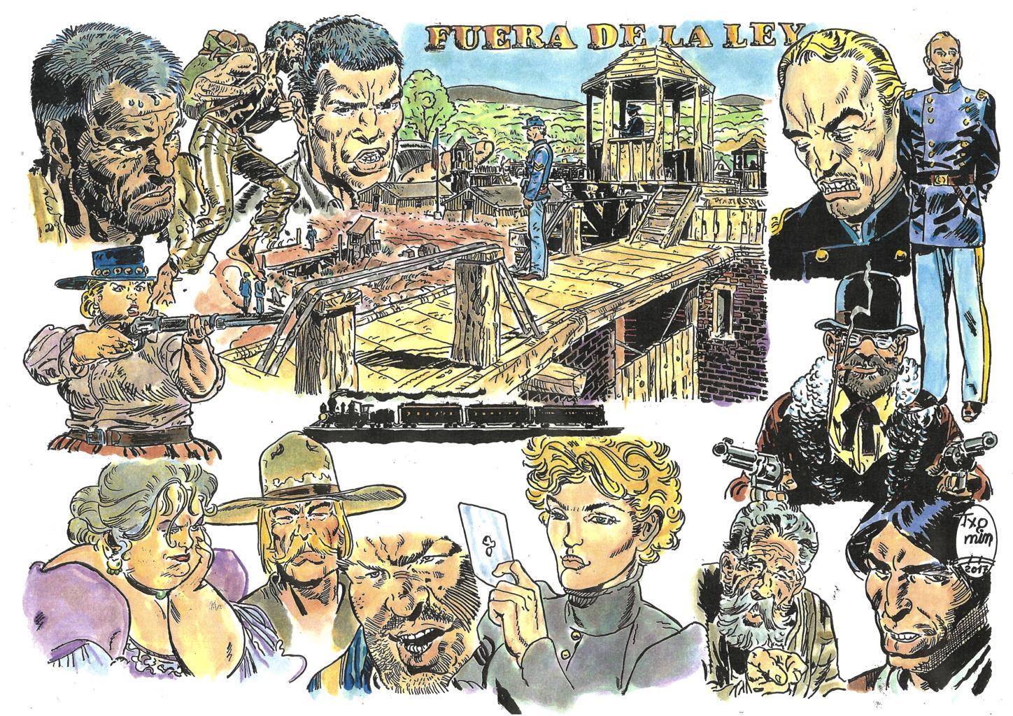 Poster DIN 4 numero 0463: El Teniente Blueberry: Fuera de la ley