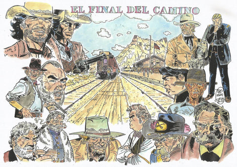 Poster DIN 4 numero 0464: El Teniente Blueberry: El final del camino