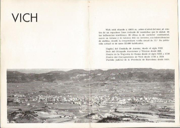 LAMINA 24958: Vista general de Vic, Barcelona