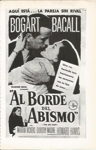 LAMINA 25049: Cartel de Al borde del Abismo