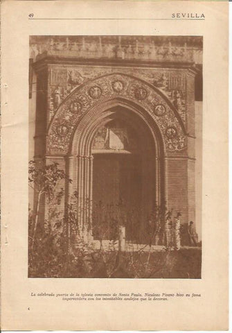 LAMINA 25082: Convento de Santa Paula en Sevilla