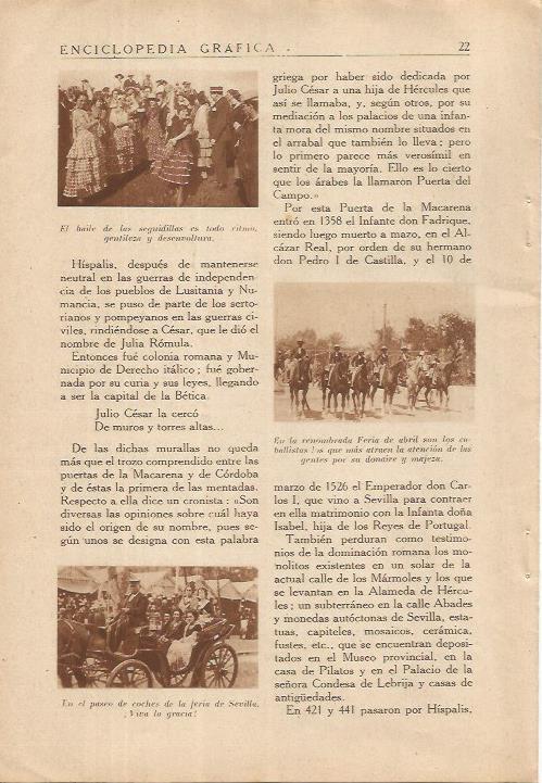 LAMINA 25068: Feria de Abril de 1928