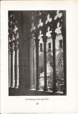 LAMINA 24976: Claustro de la catedral de Vic, Barcelona