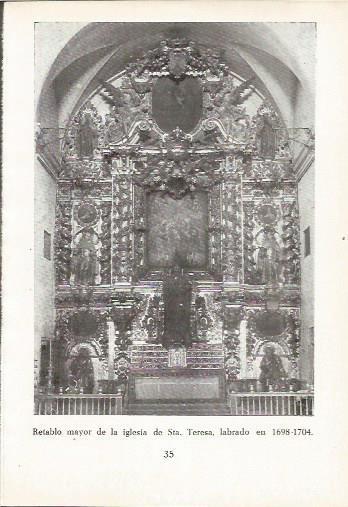 LAMINA 24970: Retablo mayor de la iglesia de Santa Teresa en Vic, Barcelona