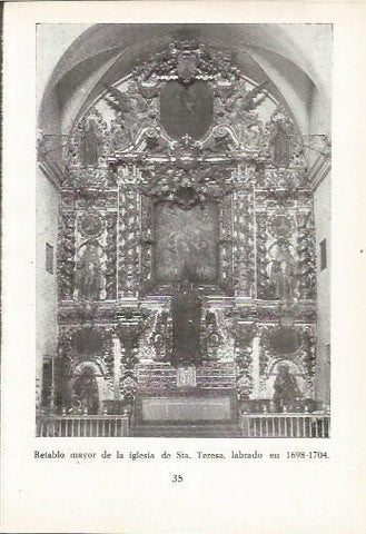 LAMINA 24970: Retablo mayor de la iglesia de Santa Teresa en Vic, Barcelona