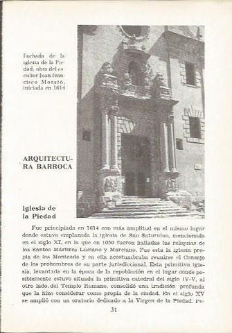 LAMINA 24968: Iglesia de la Piedad en Vic, Barcelona