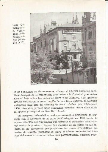 LAMINA 24961: Casa Comella en Vic, Barcelona