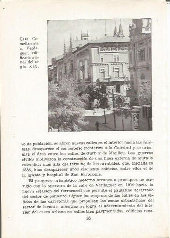 LAMINA 24961: Casa Comella en Vic, Barcelona